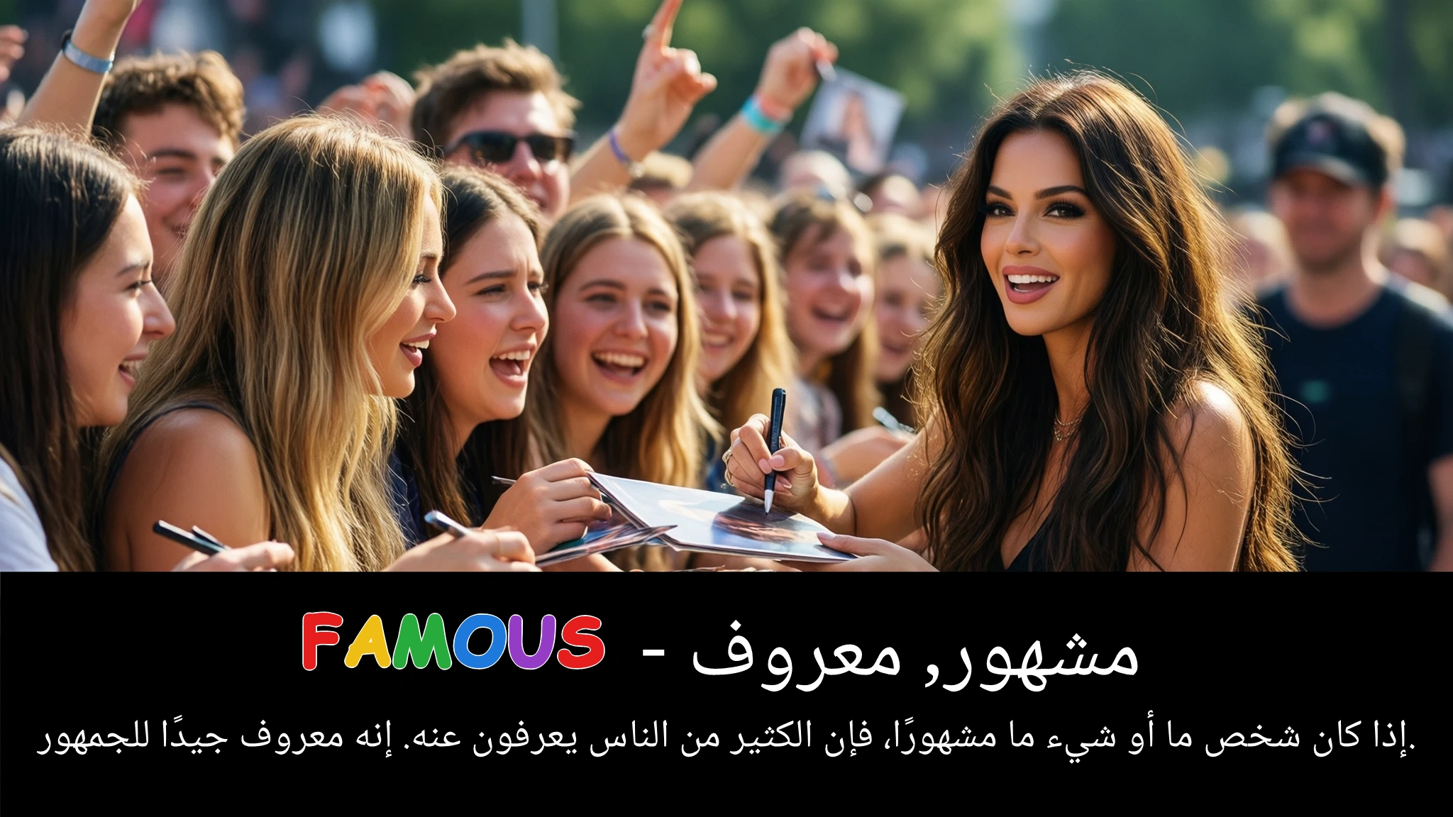 Arabic Illustration for famous